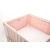 Baby Matex Ochraniacz do łóżeczka Bump Air MUŚLIN 180x30 cm pudrowy różowy TB0445_12